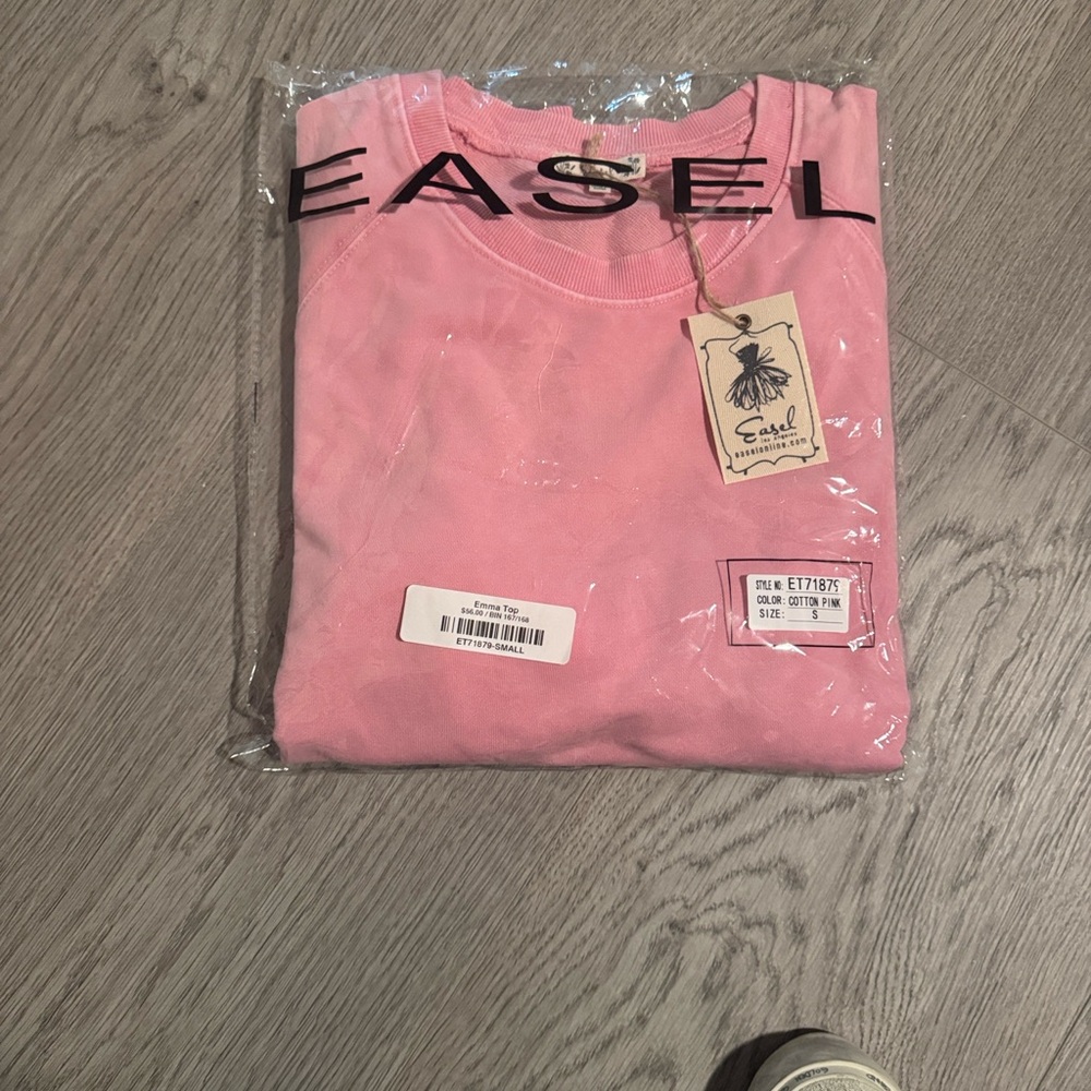 easel Pink Long Sleeve Tee